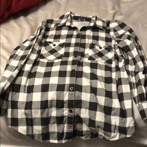 Black and white flannel